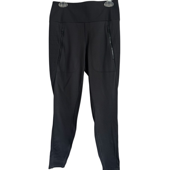 ATHLETA Peak Hybrid Fleece Tight | Cold Weather Training Ankle Legging Black XS - Picture 7 of 10